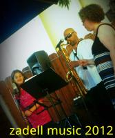 Proud dad with my daughter Bella and sister Zoe on the mic at a Zadell Music show in Oakland.